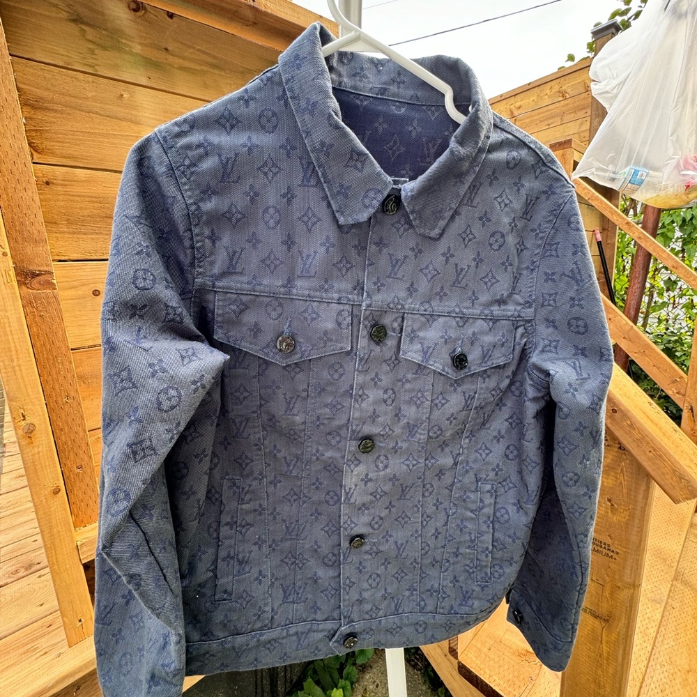 Louis Vuitton Monogram Denim Jacket Virgil Abloh